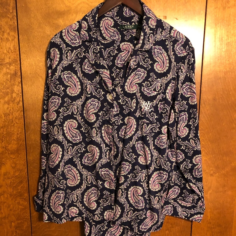 Lauren Ralph Lauren paisley pajama set